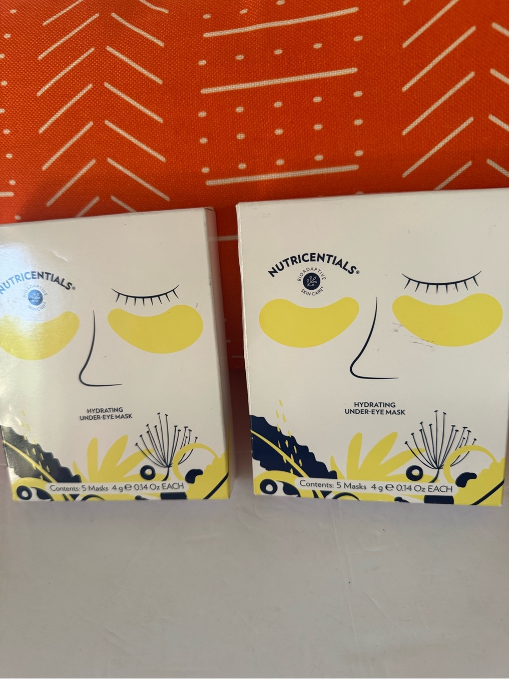 Nu Skin Nutricentials Hydrating Under-Eye Masks - 2 Boxes